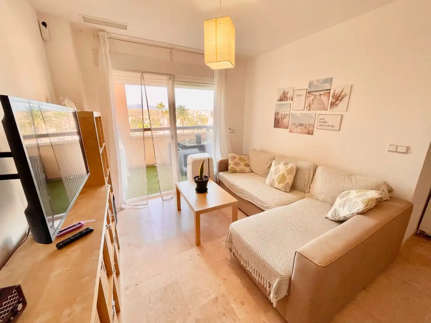 Wohnzimmer von Wohnungen zur Miete in Murcia mit Heizung, Terrasse und Schwimmbad