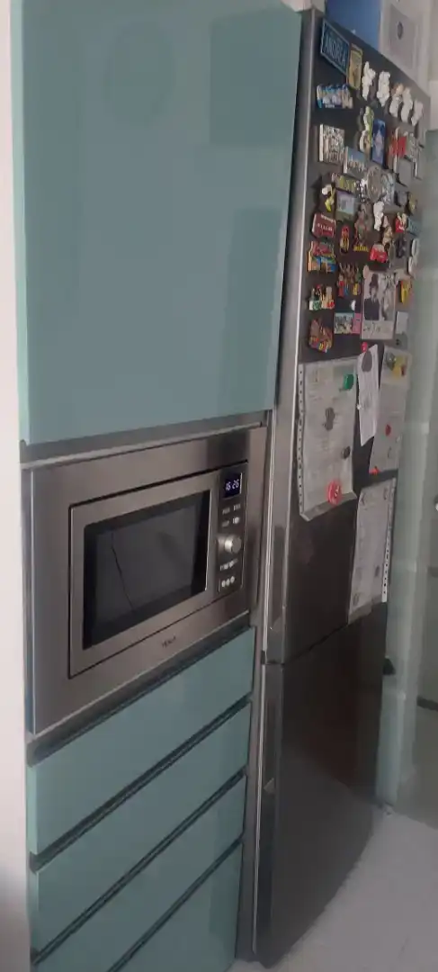 Kitchen of Flat for rent in Madrid  with Parquet flooring, Furnished and Washing machine