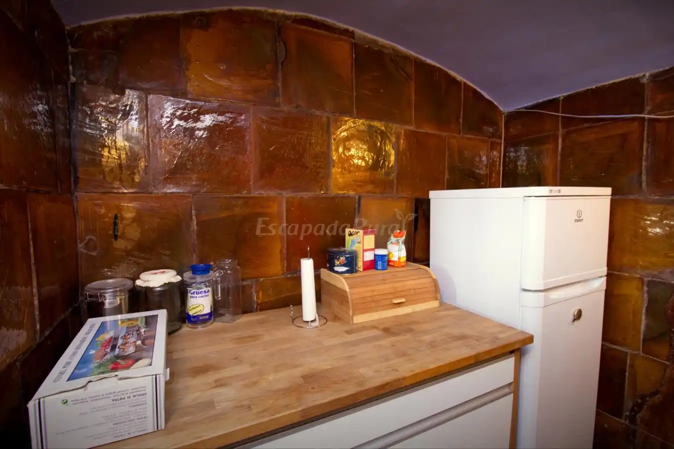 Cocina de Finca rústica en venta en El Catllar  con Calefacción, Jardín privado y Terraza