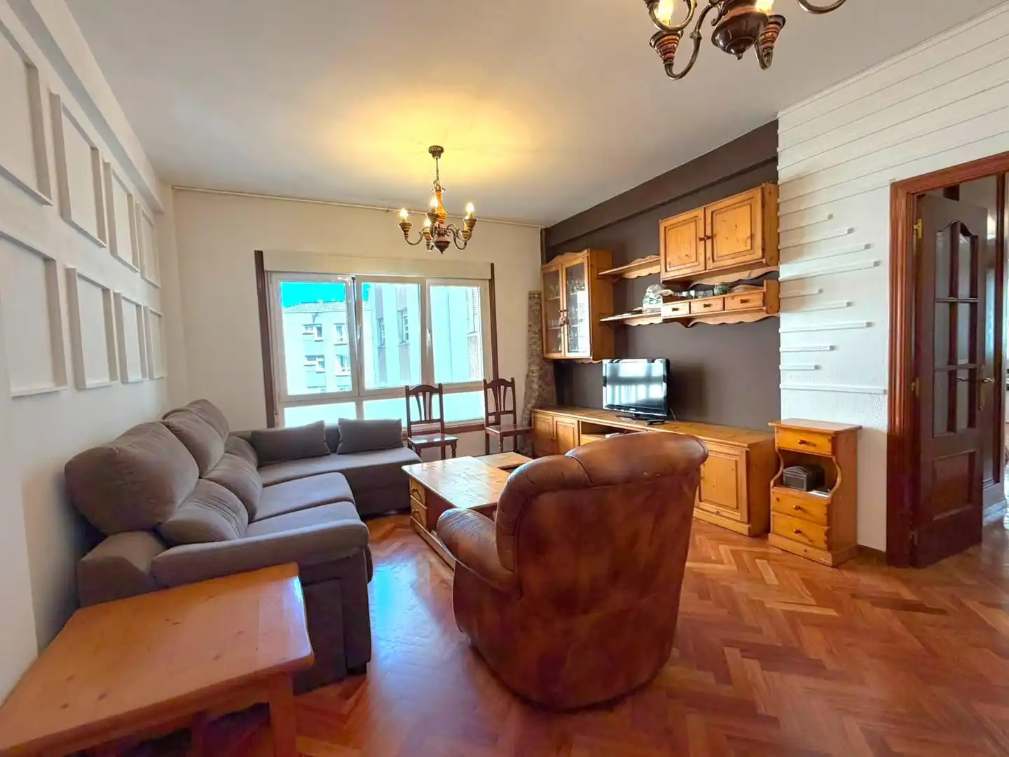 Living room of Flat for sale in A Coruña Capital   with Heating