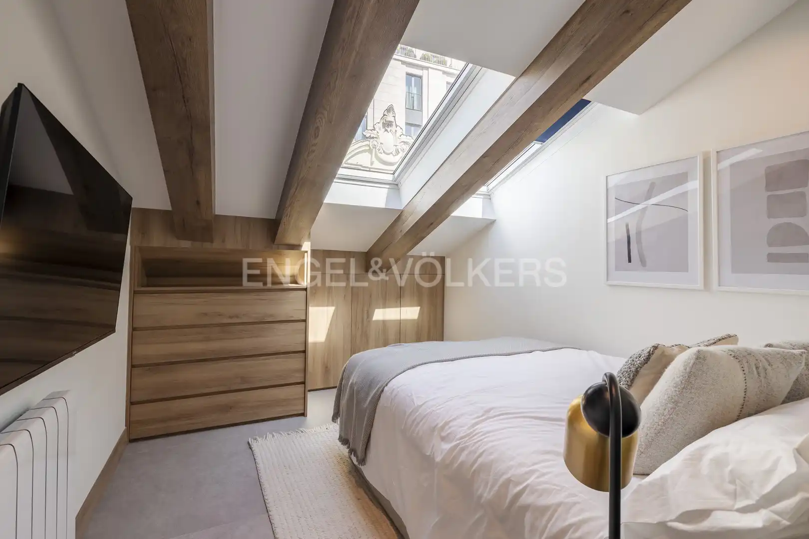 Schlafzimmer von Wohnung zum Verkauf in Madrid mit Klimaanlage, Heizung und Terrasse