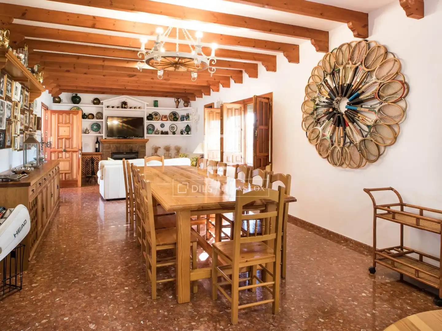 Menjador de Casa o xalet en venda en Málaga amb Aire condicionat, Calefacció i Jardí privat