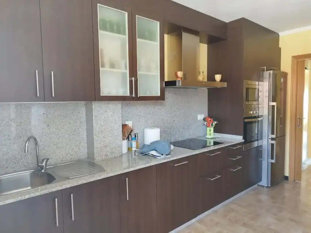 Cocina de Apartamento en venta en Foz con Terraza, Amueblado y Horno