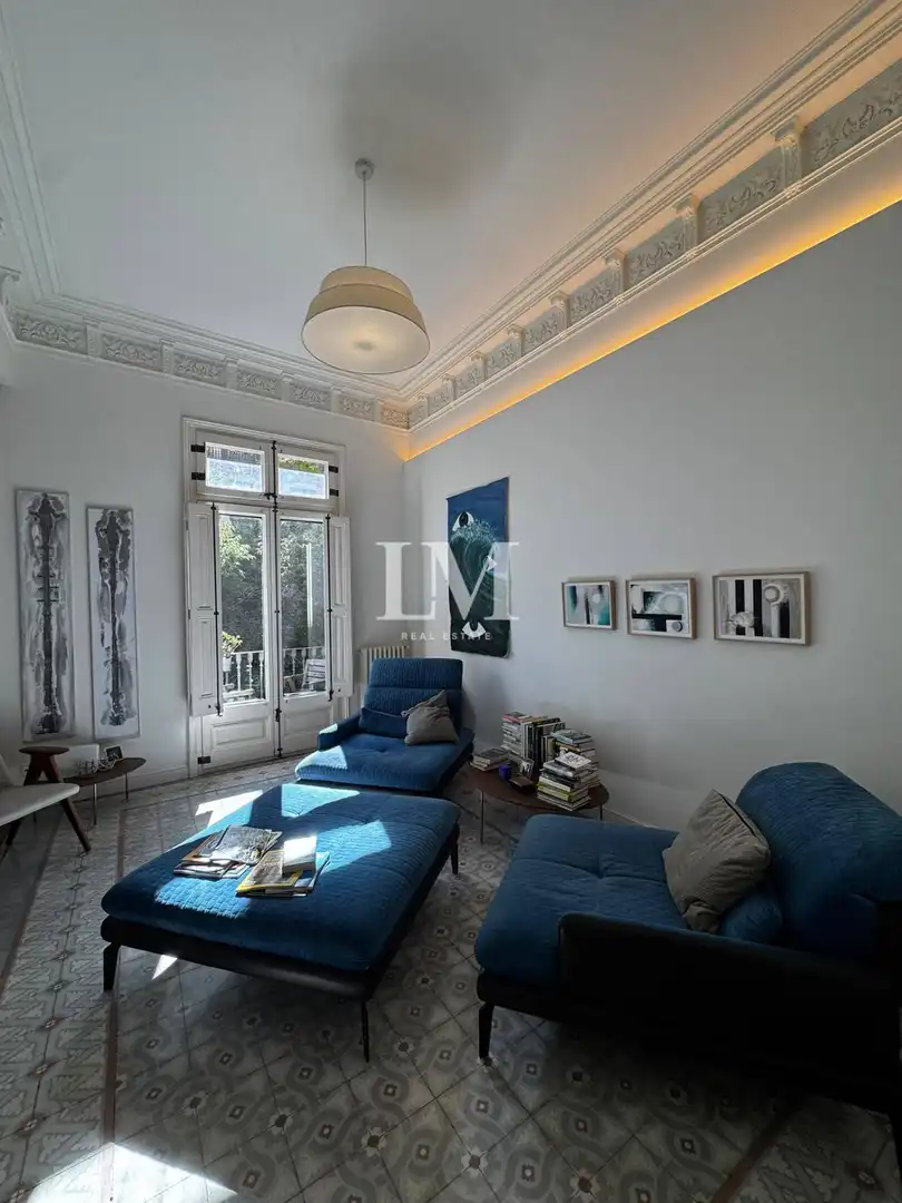 Sala d'estar de Apartament de lloguer en Eixample