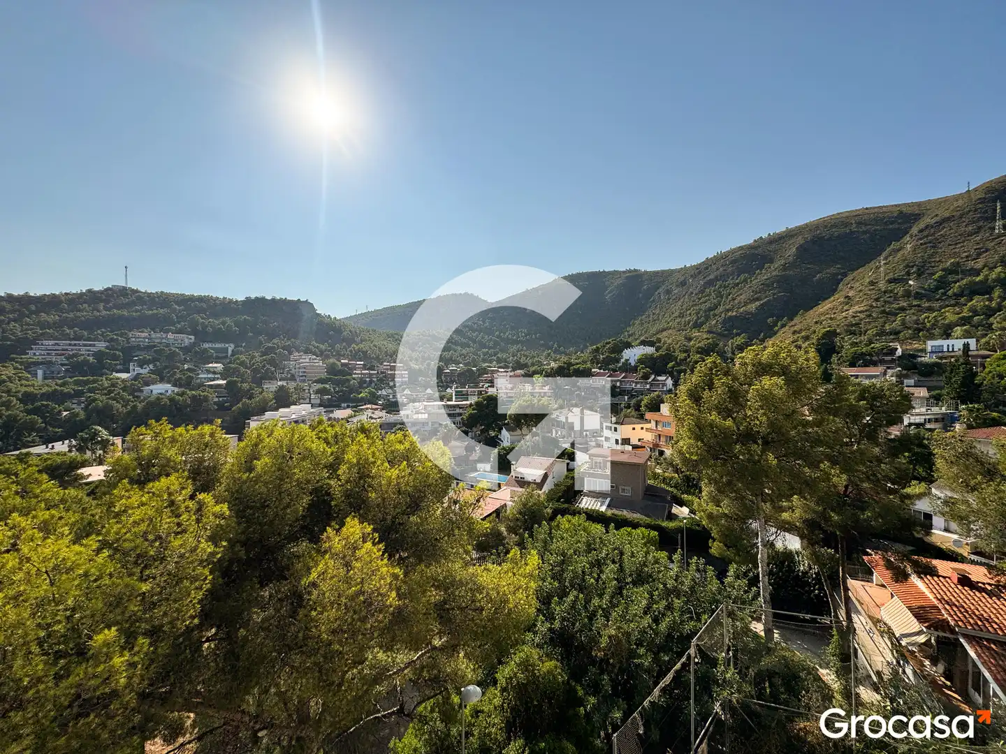 Exterior view of Flat for sale in Castelldefels  with Air Conditioner, Balcony and Community pool
