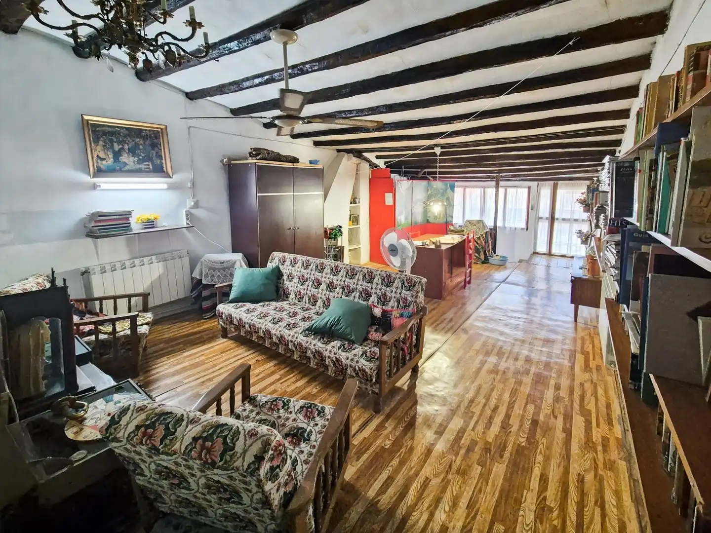 Sala d'estar de Finca rústica en venda en Sant Mateu amb Calefacció