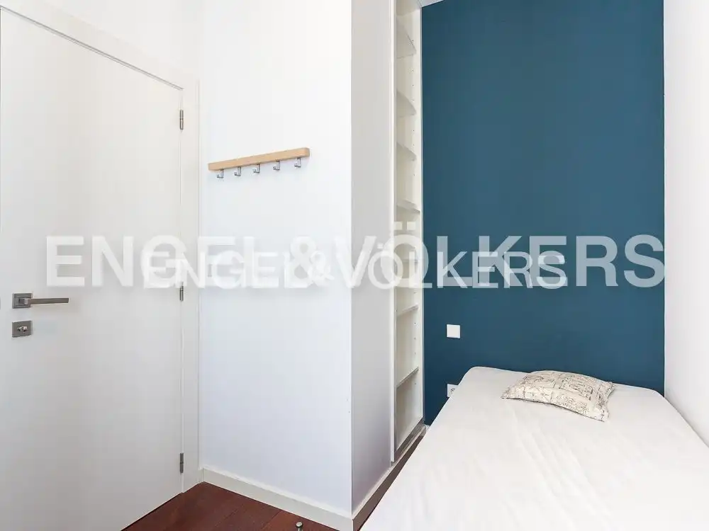 Bedroom of Flat for rent in Valencia  with Air Conditioner, Heating and Parquet flooring