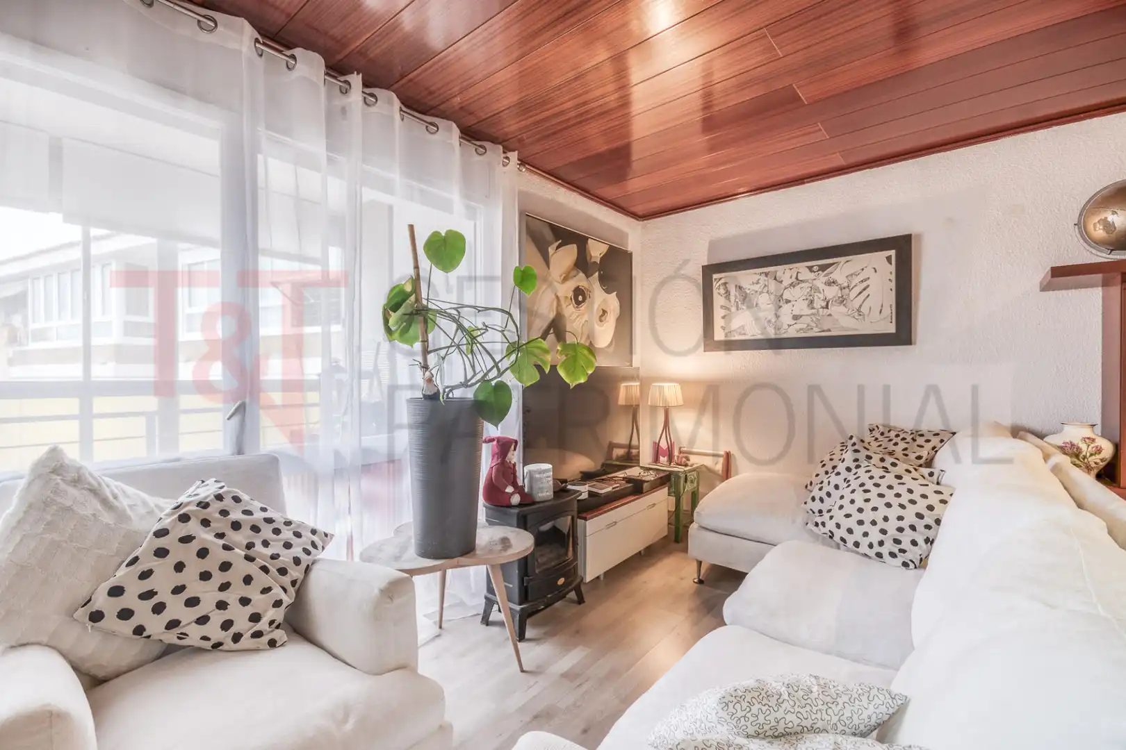 Wohnzimmer von Wohnung zum Verkauf in Manresa mit Heizung, Abstellraum und Balkon