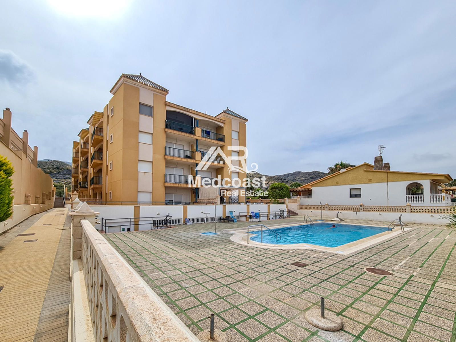 Exterior view of Flat for sale in Cuevas del Almanzora  with Air Conditioner, Terrace and Swimming Pool
