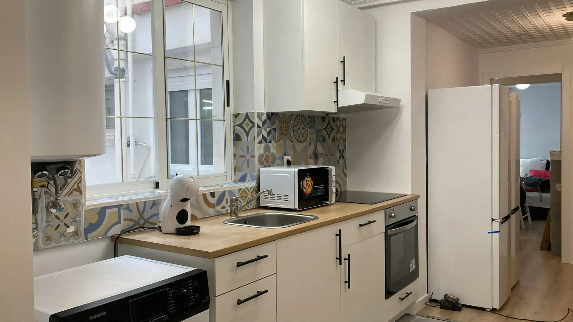Cocina de Piso para compartir en Valencia con Amueblado y Lavadora