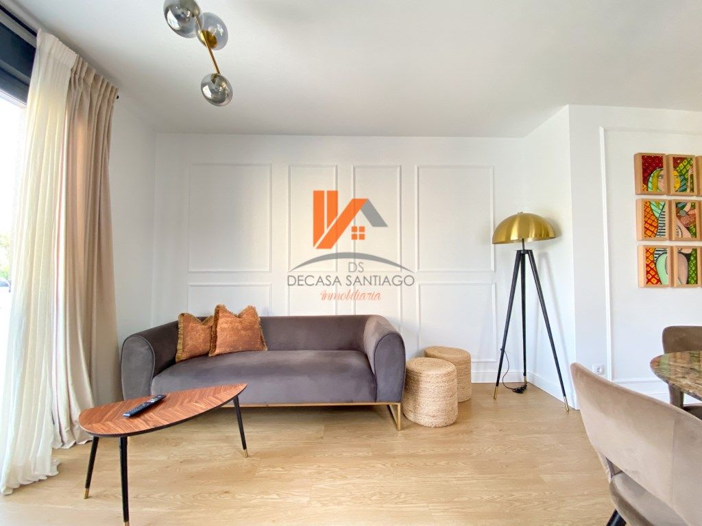 Sala de estar de Piso en venta en Ribeira con Horno