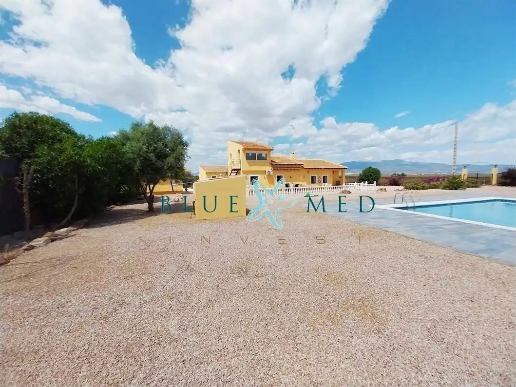 Vista exterior de Casa o chalet en venta en Alhama de Murcia con Aire acondicionado, Calefacción y Jardín privado