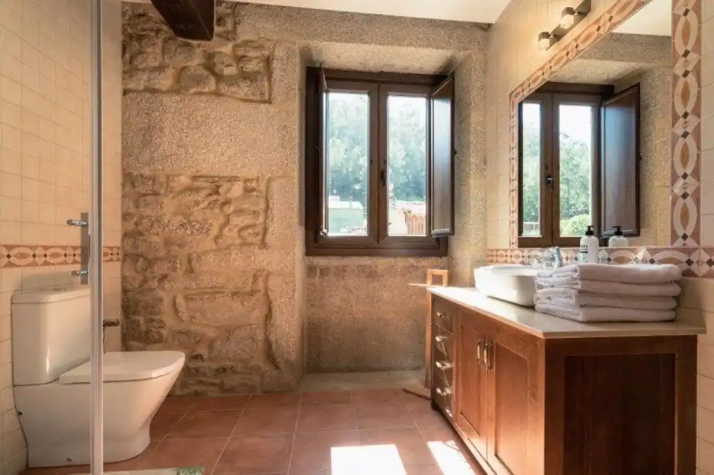 Baño de Casa o chalet en venta en Lousame con Calefacción, Jardín privado y Parquet