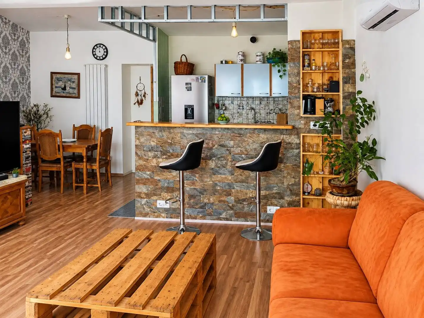 Cocina de Casa o chalet en venta en Vilafant con Aire acondicionado, Parquet y Terraza