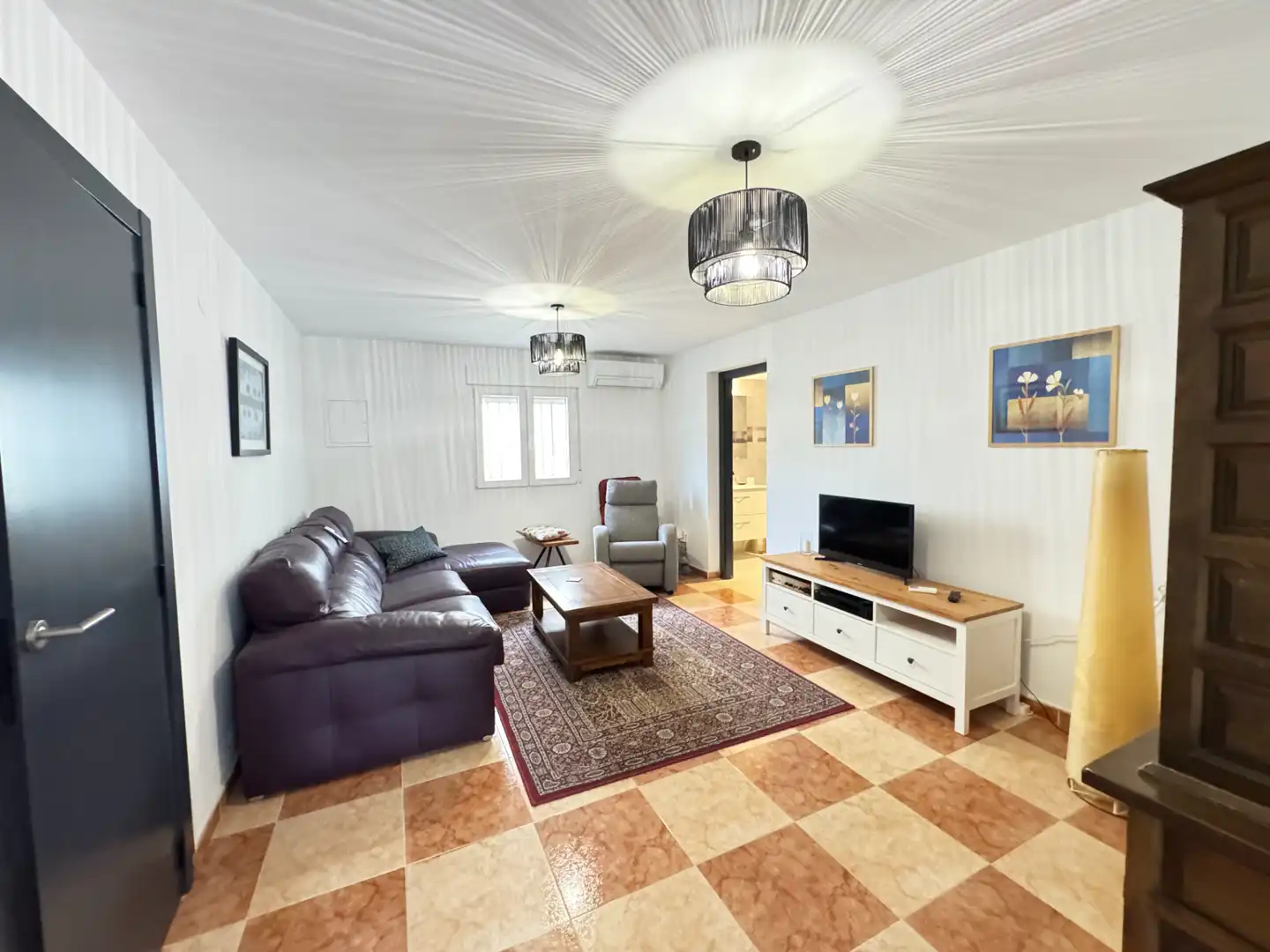 Sala de estar de Casa o chalet en venta en L'Atzúbia con Aire acondicionado, Calefacción y Jardín privado