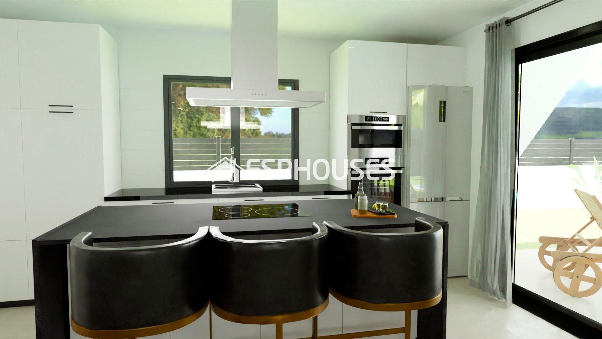 Cuina de Casa o xalet en venda en Monforte del Cid amb Terrassa, Traster i Balcó