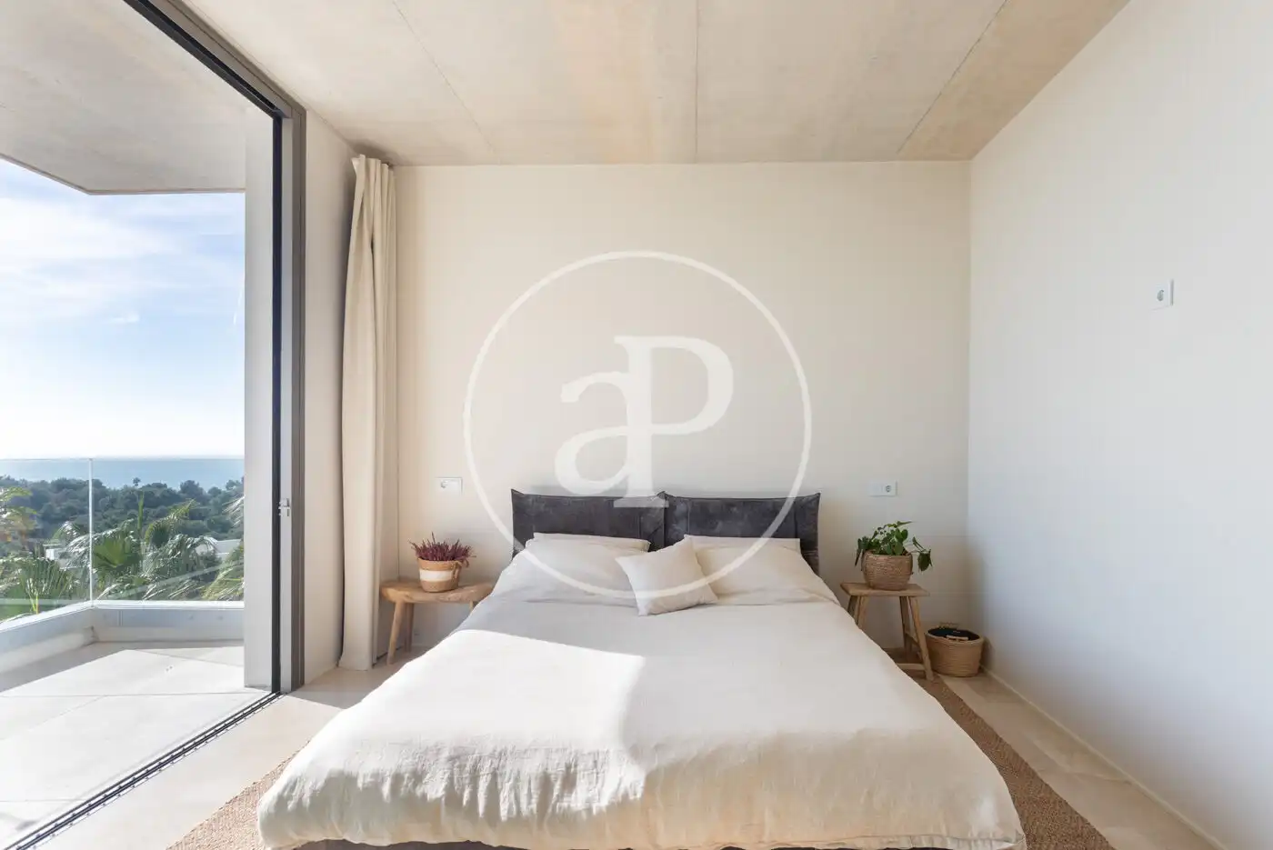 Bedroom of Houses for rent in Sitges  with Air Conditioner, Heating and Private garden