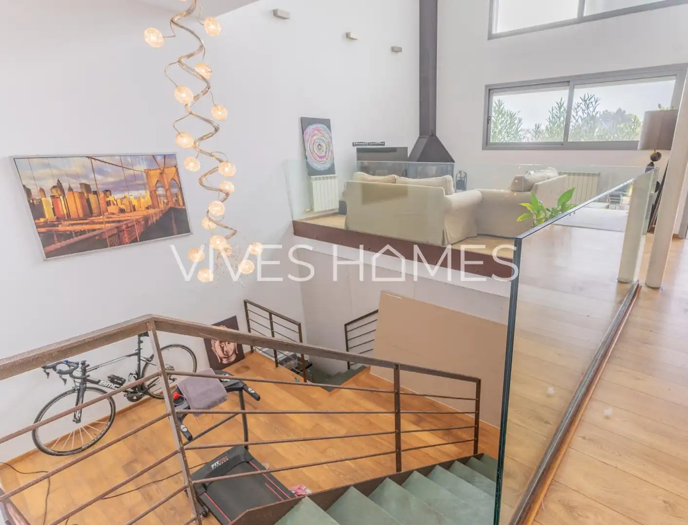 Living room of Houses for sale in Mataró  with Heating, Private garden and Terrace