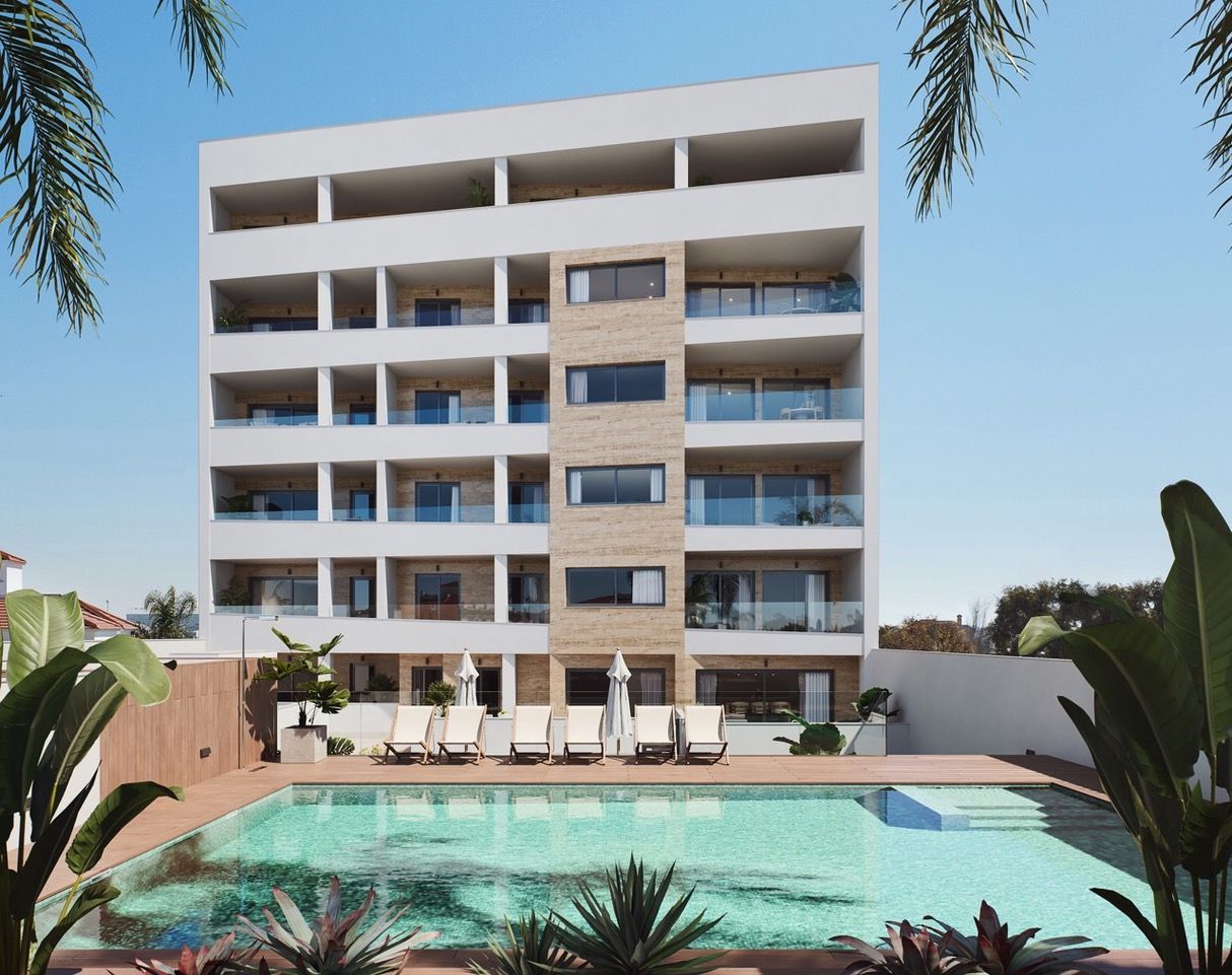 Exterior view of Flat for sale in Águilas  with Air Conditioner, Terrace and Community pool