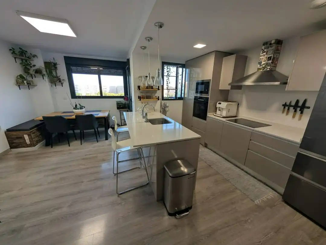 Kitchen of Flat for sale in Alicante / Alacant  with Air Conditioner, Heating and Parquet flooring
