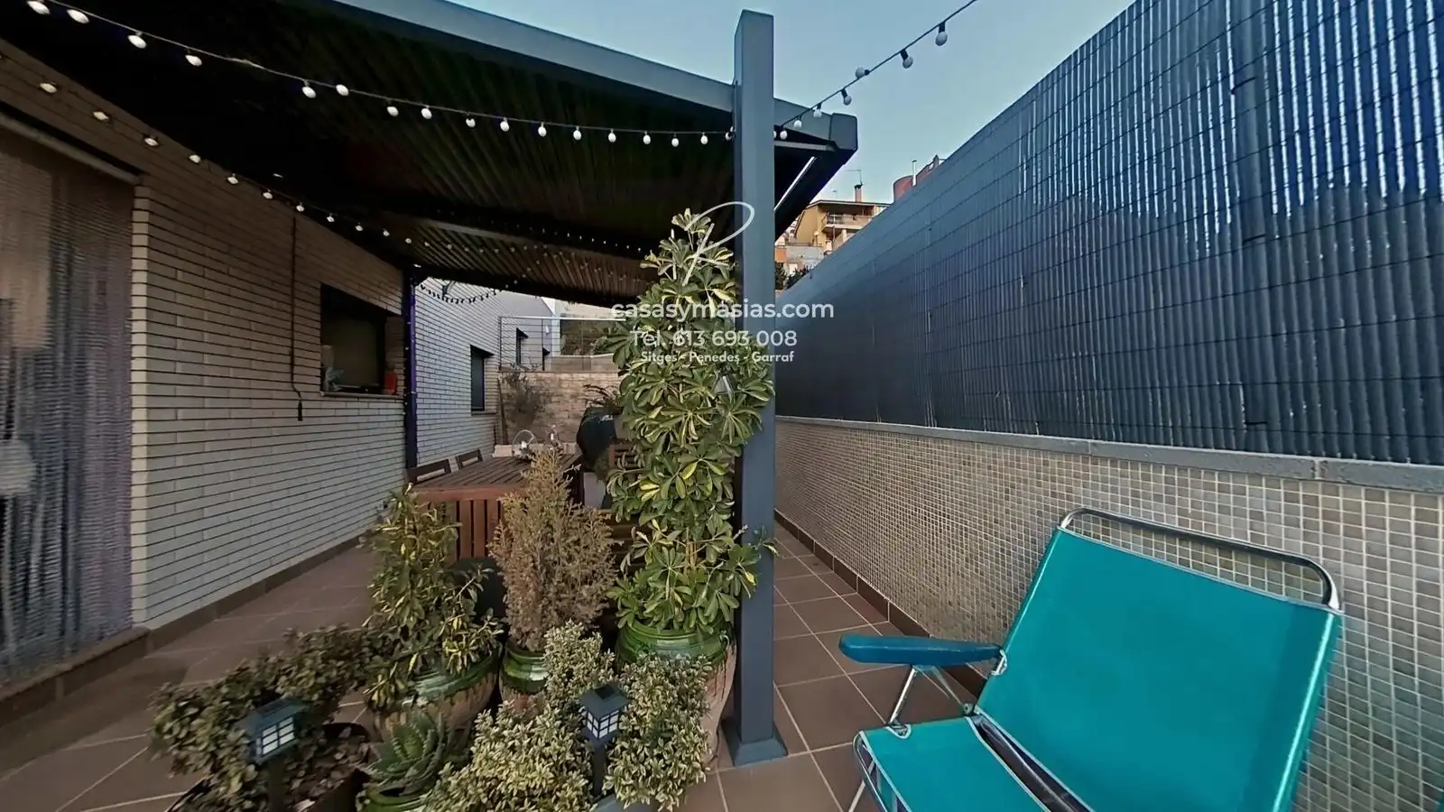 Terraza de Casa o chalet en venta en Vallirana con Aire acondicionado, Calefacción y Jardín privado
