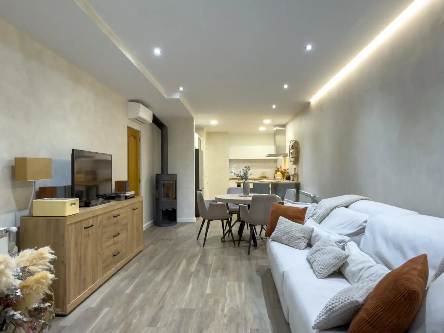 Sala de estar de Finca rústica en venta en Calonge i Sant Antoni con Calefacción y Jardín privado