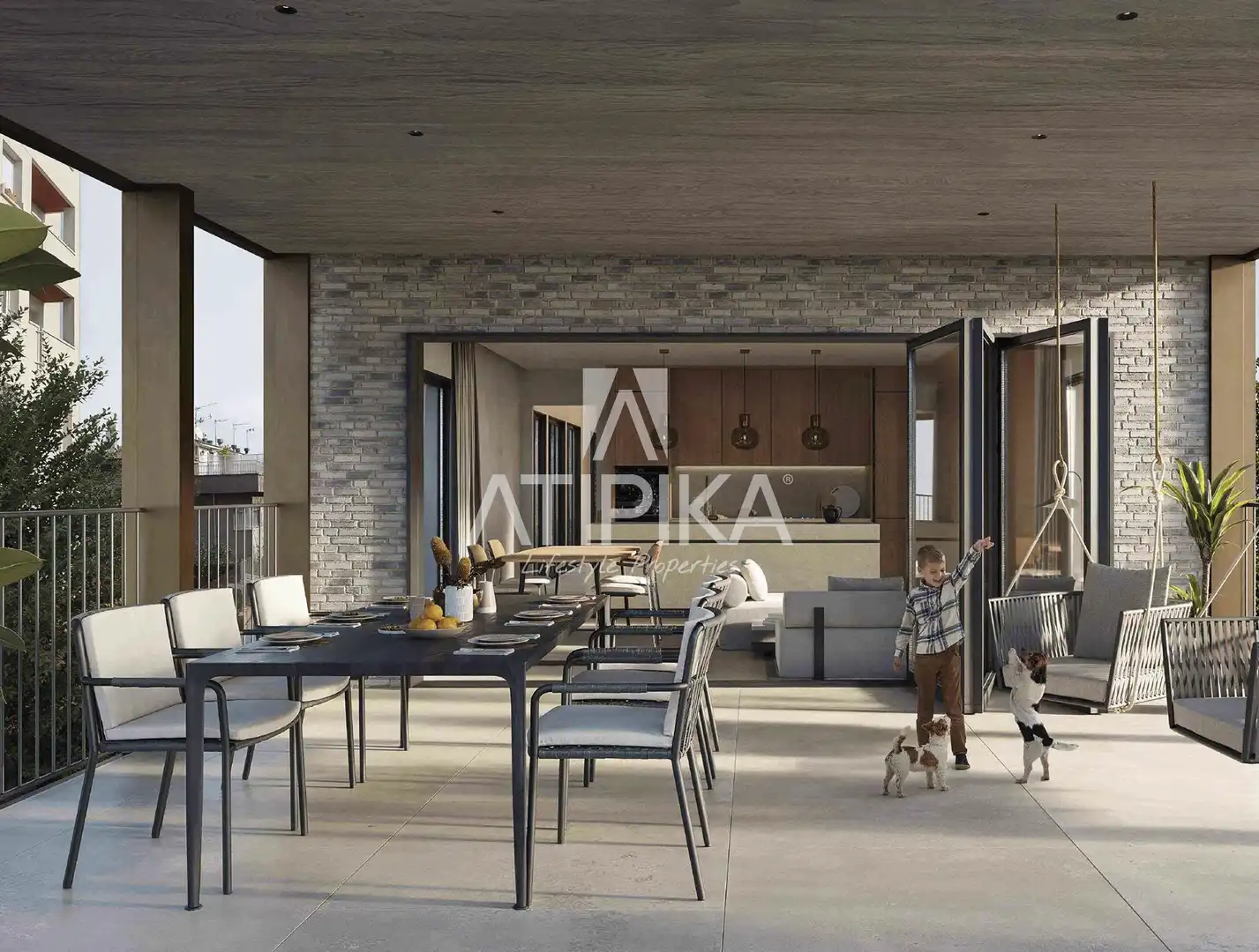 Terrace of Attic for sale in Sant Cugat del Vallès  with Air Conditioner, Heating and Parquet flooring