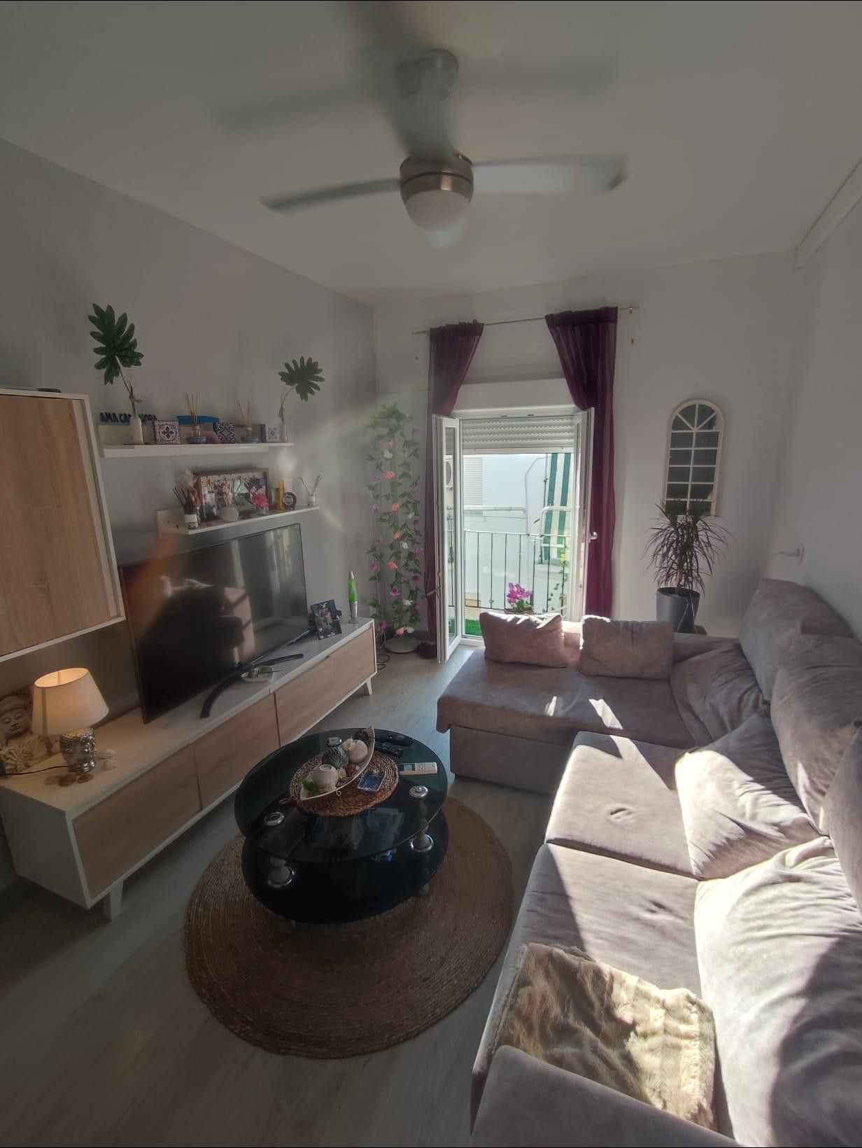 Sala d'estar de Pis en venda en Cáceres Capital amb Aire condicionat, Terrassa i Balcó