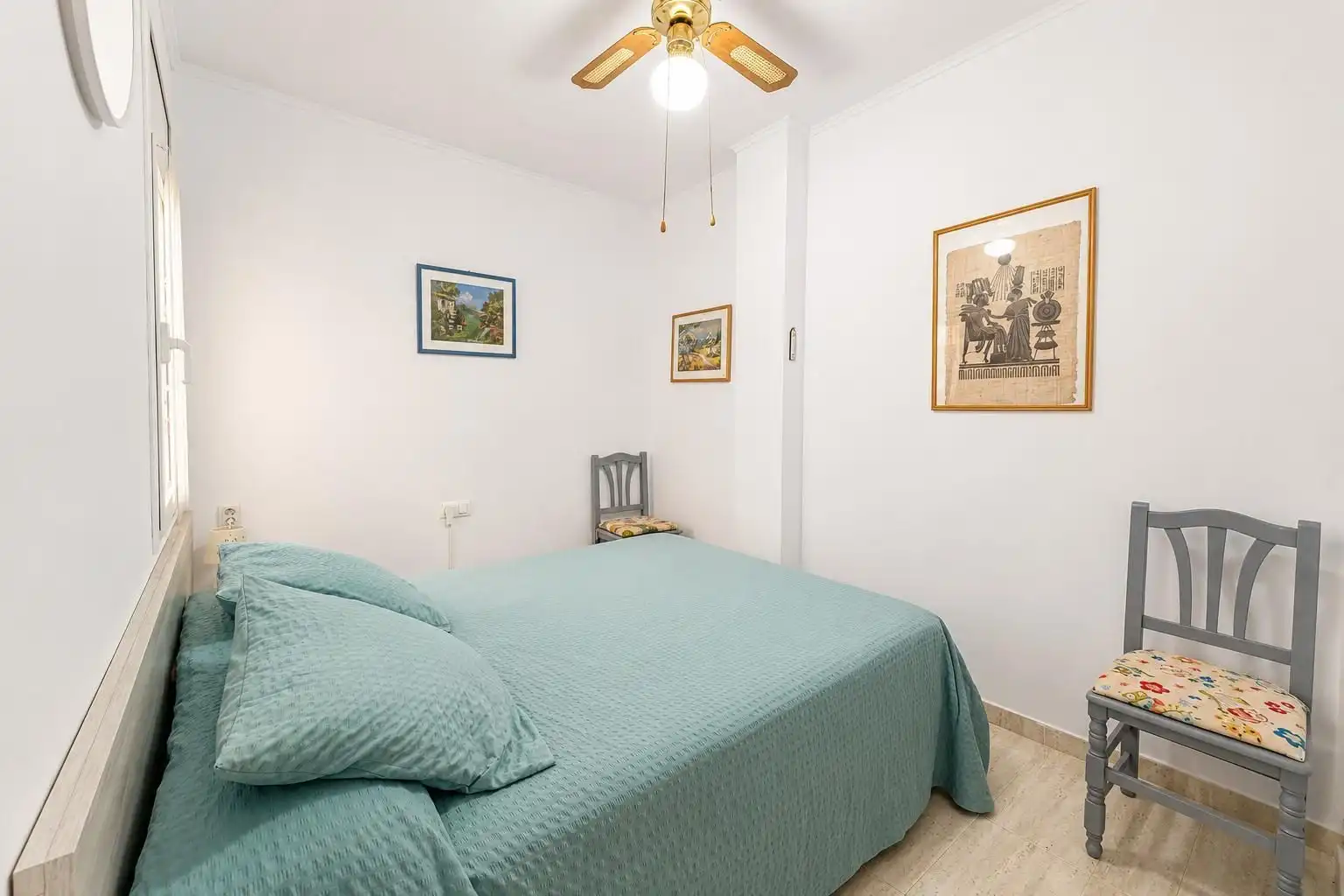 Bedroom of Apartments for sale in Roses  with Air Conditioner, Heating and Terrace