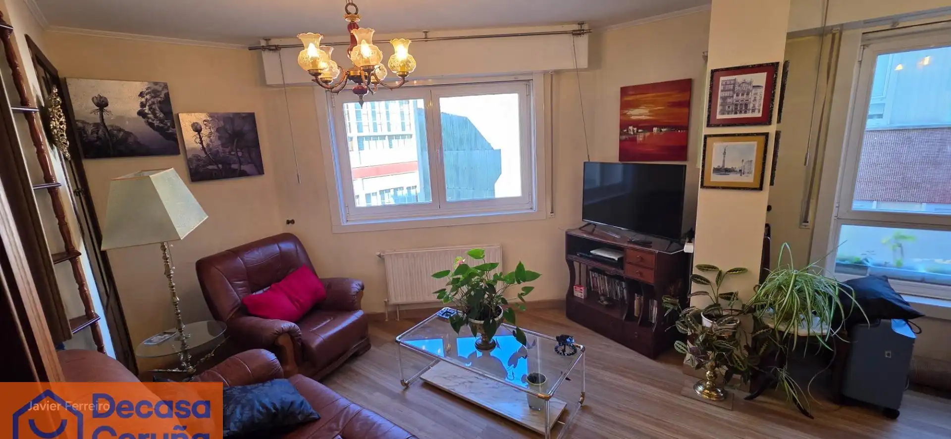 Sala de estar de Piso en venta en Sada (A Coruña) con Calefacción, Trastero y Alarma