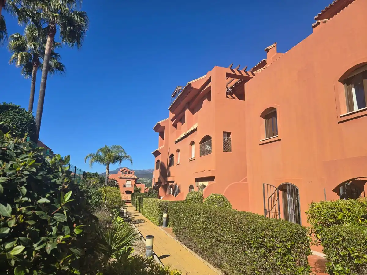 Exterior view of Duplexes for sale in Estepona  with Air Conditioner, Terrace and Storage room