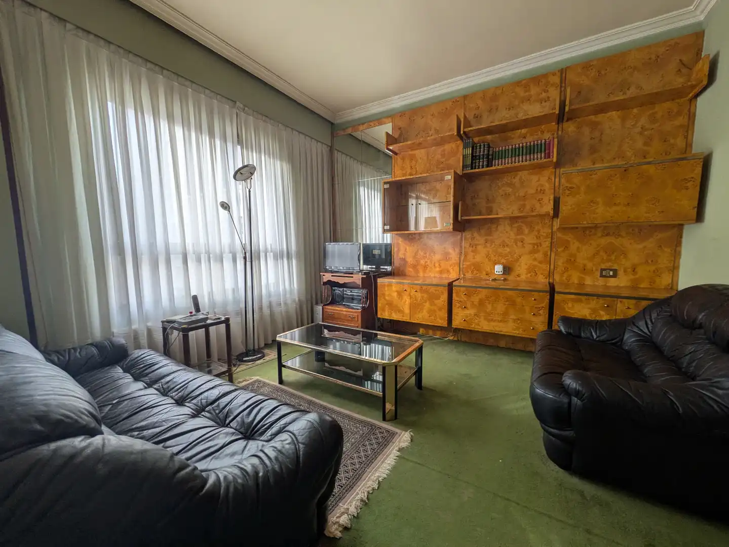 Sala de estar de Piso en venta en Bilbao  con Calefacción y Amueblado