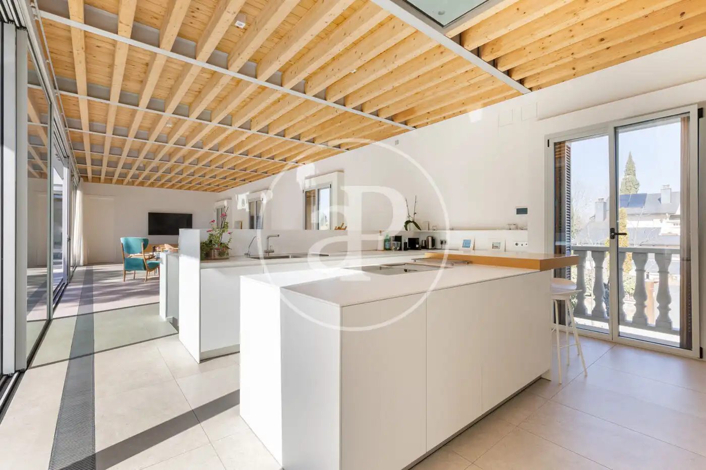 Kitchen of Houses for sale in Sant Cugat del Vallès  with Air Conditioner, Heating and Private garden