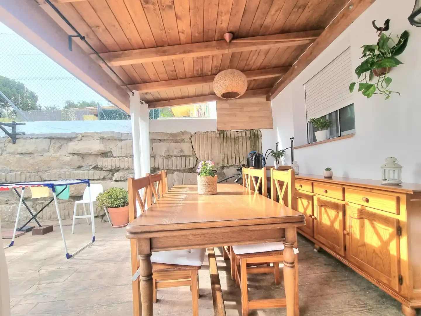 Terrasse von Haus oder Chalet zum Verkauf in Bigues i Riells del Fai mit Klimaanlage, Heizung und Parkett