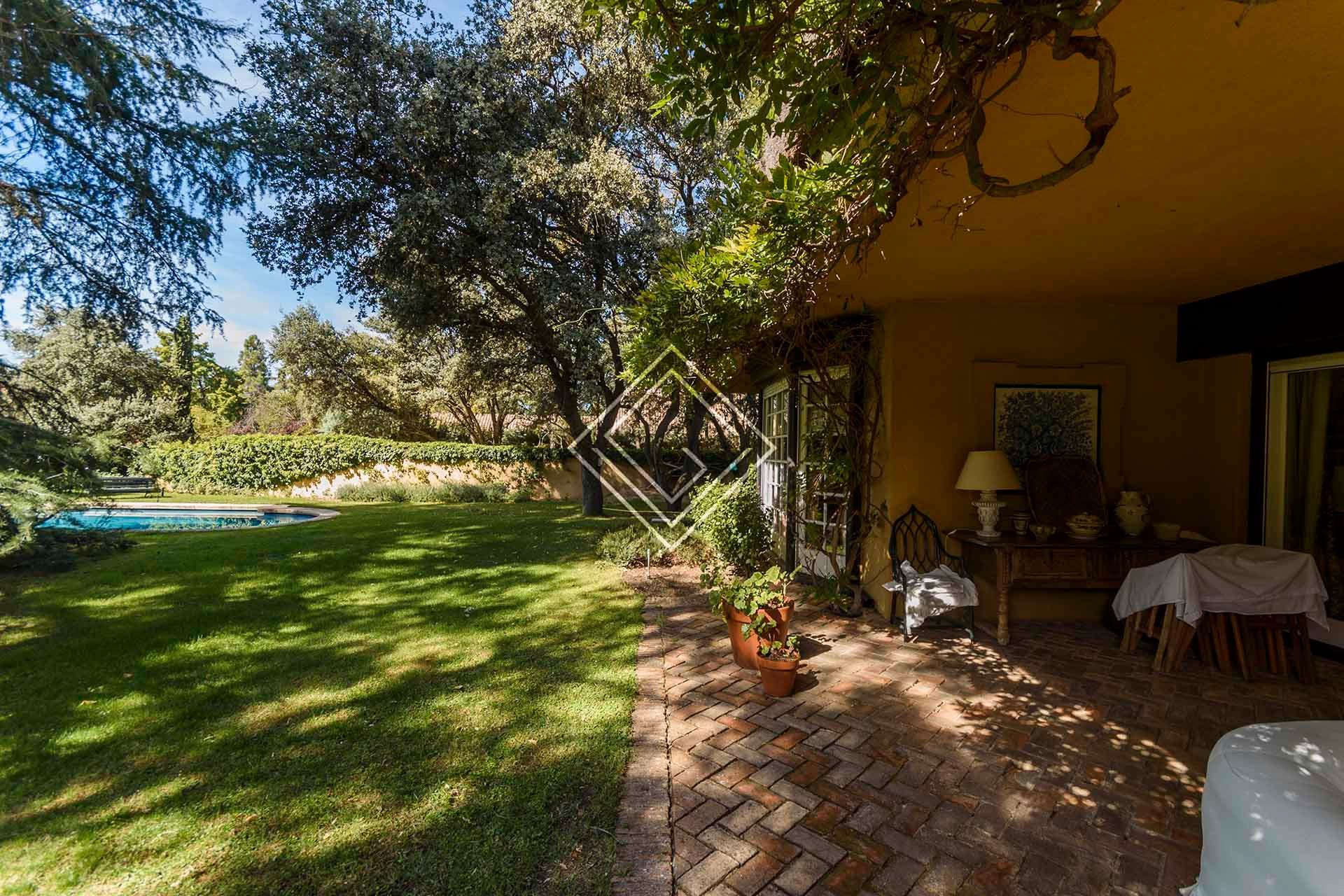 Garden of House or chalet for sale in  Madrid Capital  with Private garden and Swimming Pool