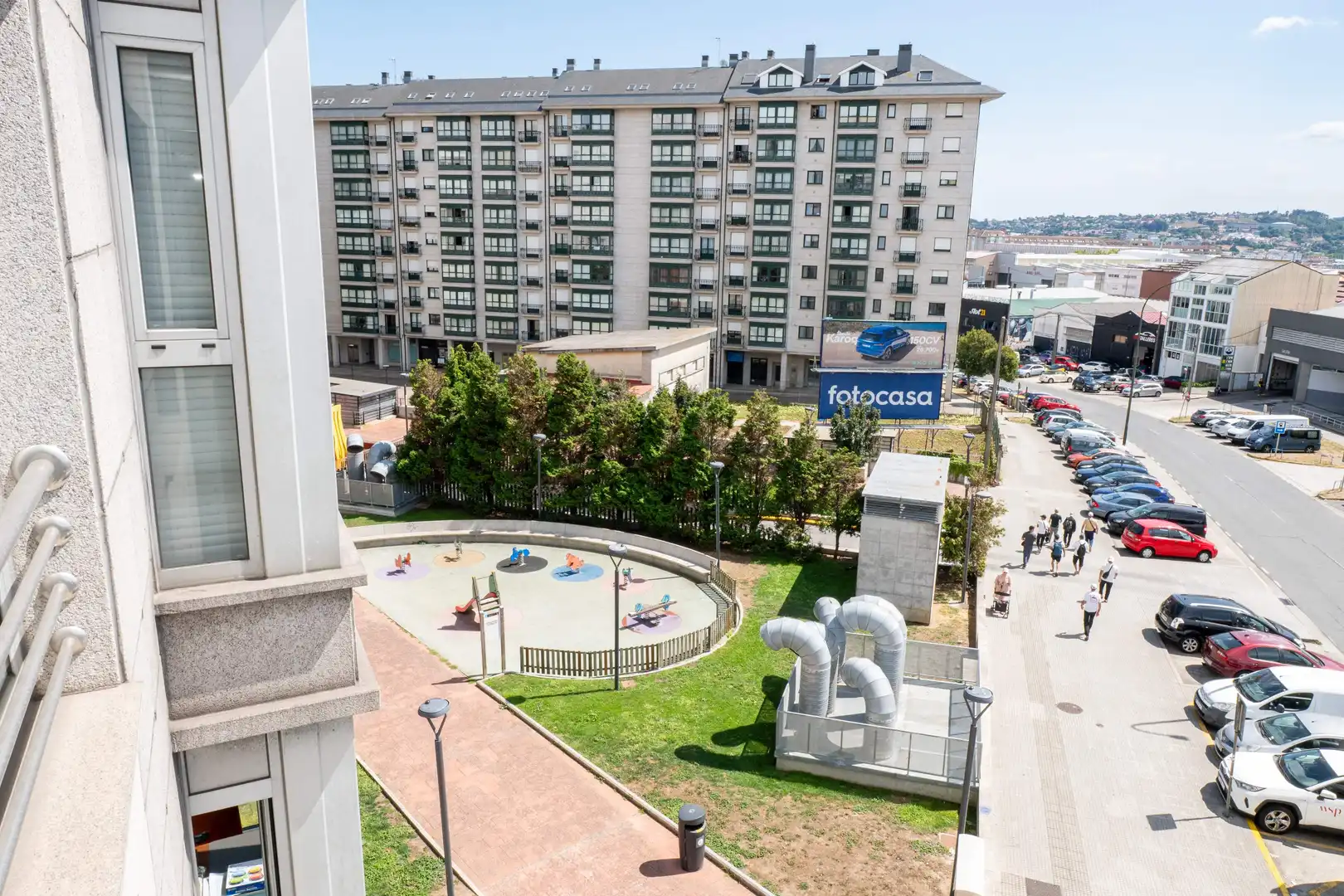 Exterior view of Apartments for sale in A Coruña Capital   with Heating, Parquet flooring and Storage room