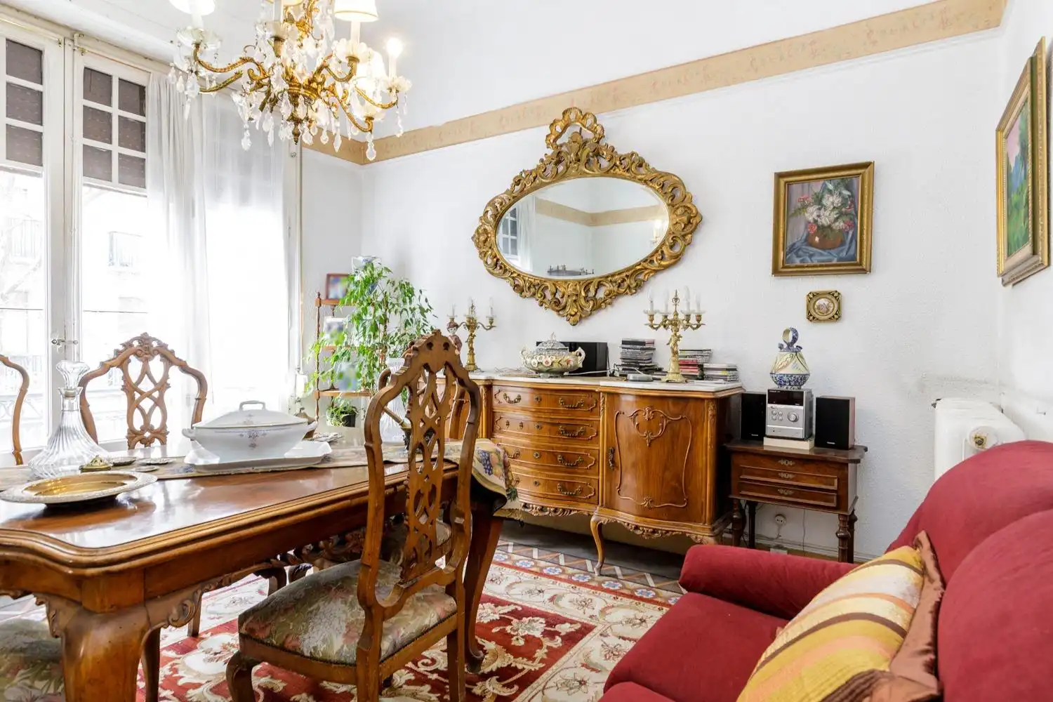 Comedor de Piso en venta en Zaragoza con Calefacción y Balcón