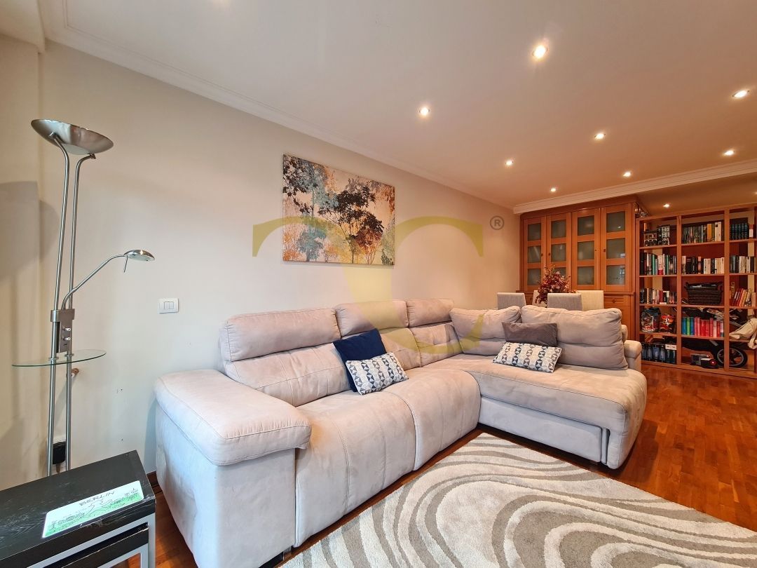 Living room of Flat for sale in Gijón   with Heating, Private garden and Storage room