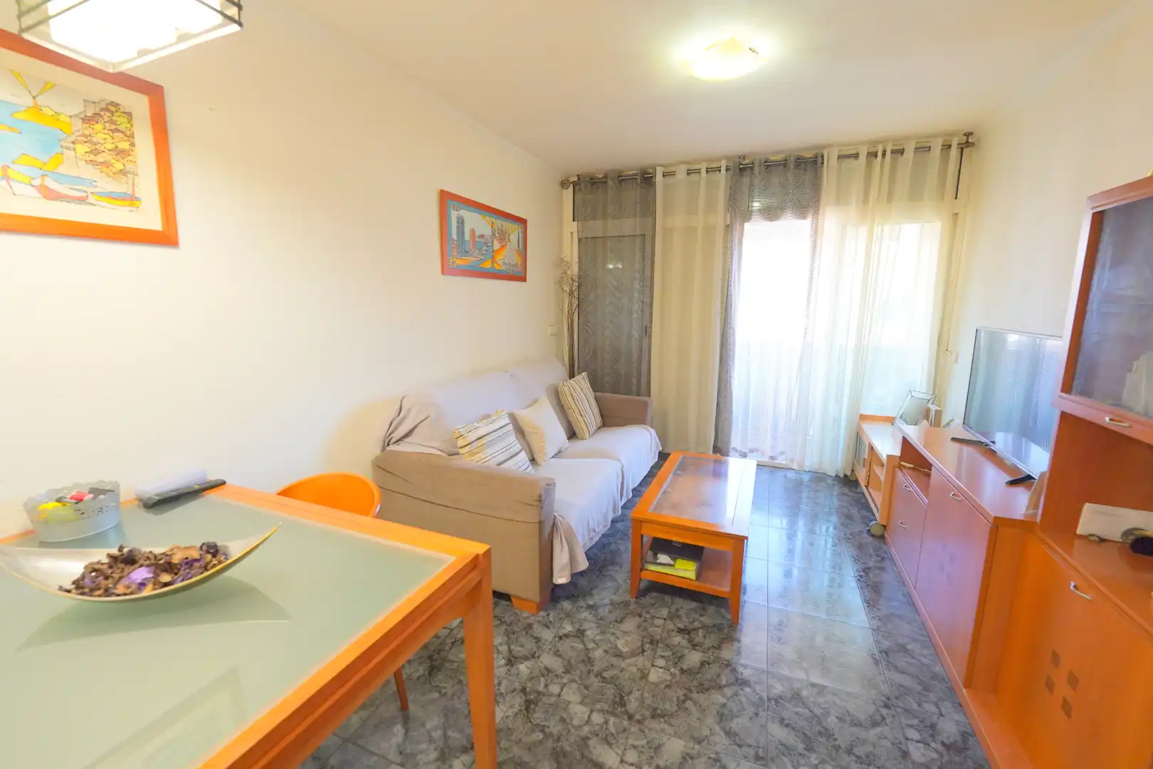Sala de estar de Piso en venta en Sant Andreu