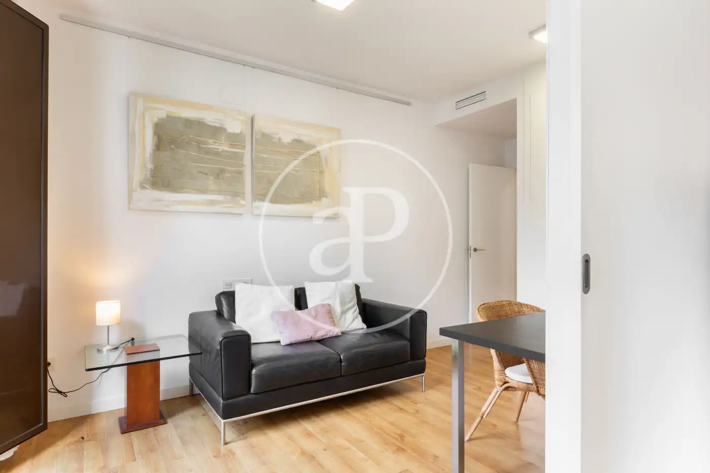 Living room of Flat for rent in Valencia  with Air Conditioner, Heating and Furnished