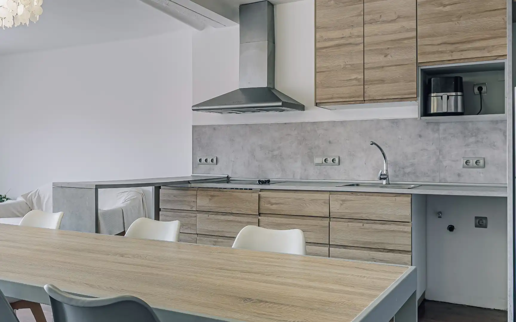 Küche von Wohnung zum Verkauf in Barcelona mit Klimaanlage, Heizung und Möbliert