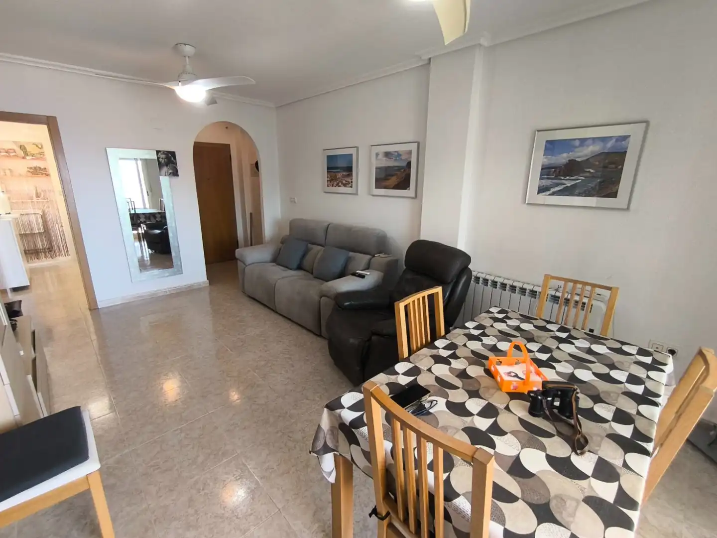 Sala de estar de Apartamento en venta en La Manga del Mar Menor con Aire acondicionado, Calefacción y Terraza