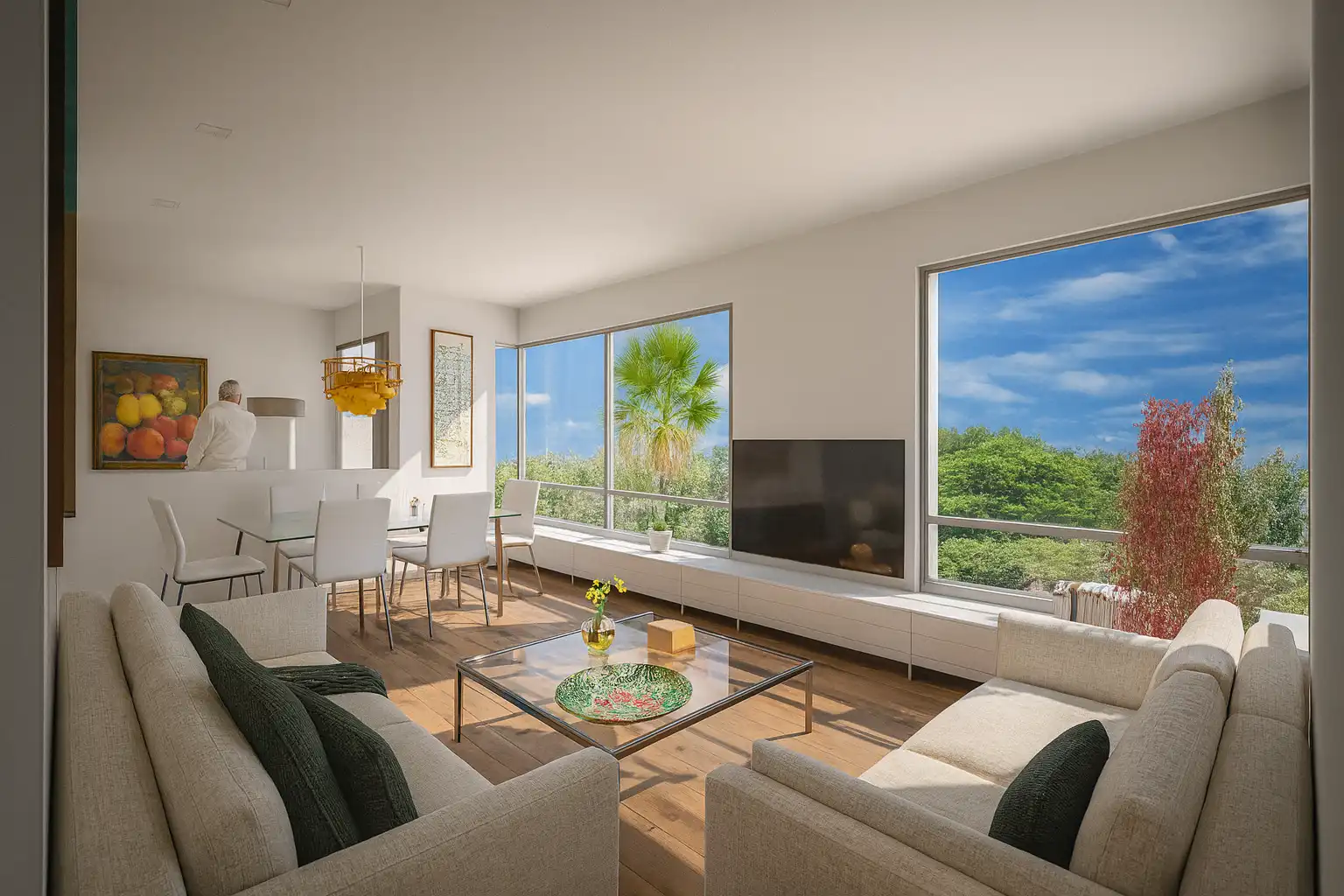 Sala de estar de Piso en venta en Murcia con Aire acondicionado, Calefacción y Trastero