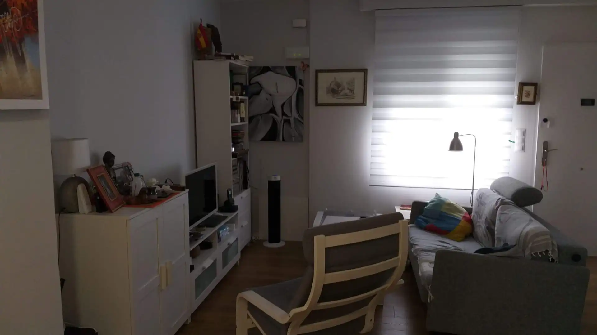 Living room of Flat for sale in Elche / Elx  with Air Conditioner, Heating and Parquet flooring