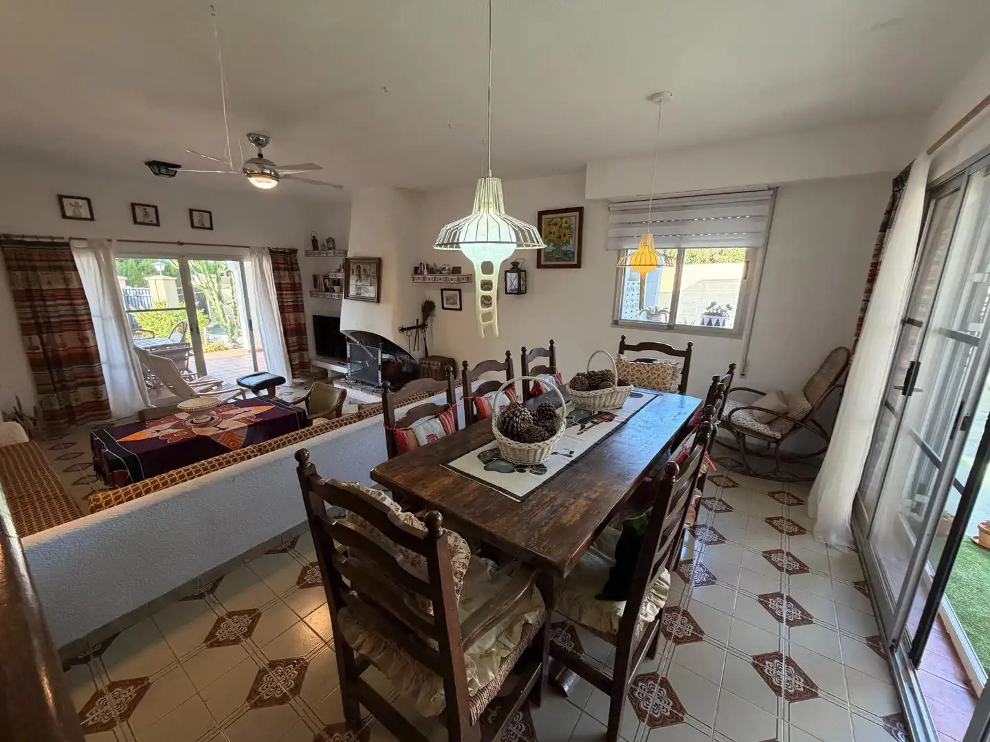Comedor de Casa o chalet en venta en Náquera con Aire acondicionado, Jardín privado y Terraza
