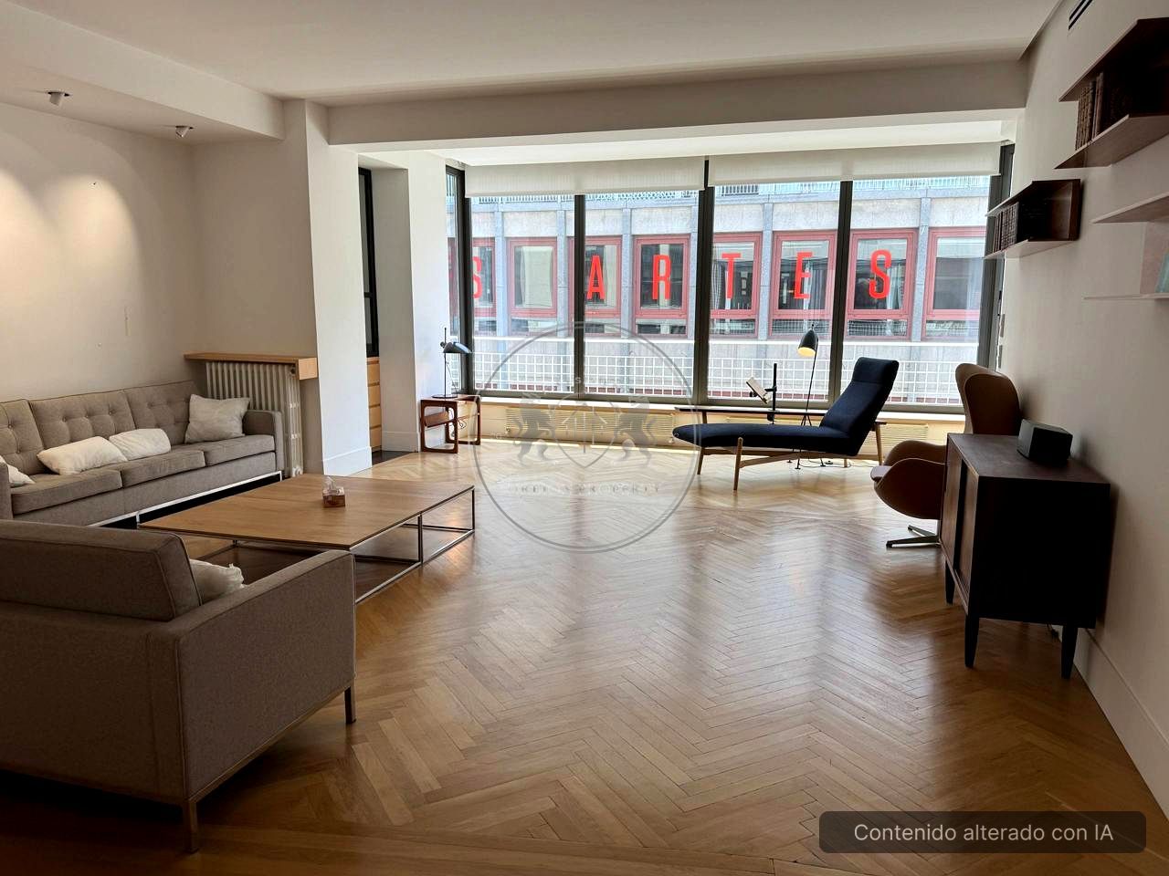 Sala de estar de Piso en venta en  Madrid Capital con Aire acondicionado, Terraza y Trastero