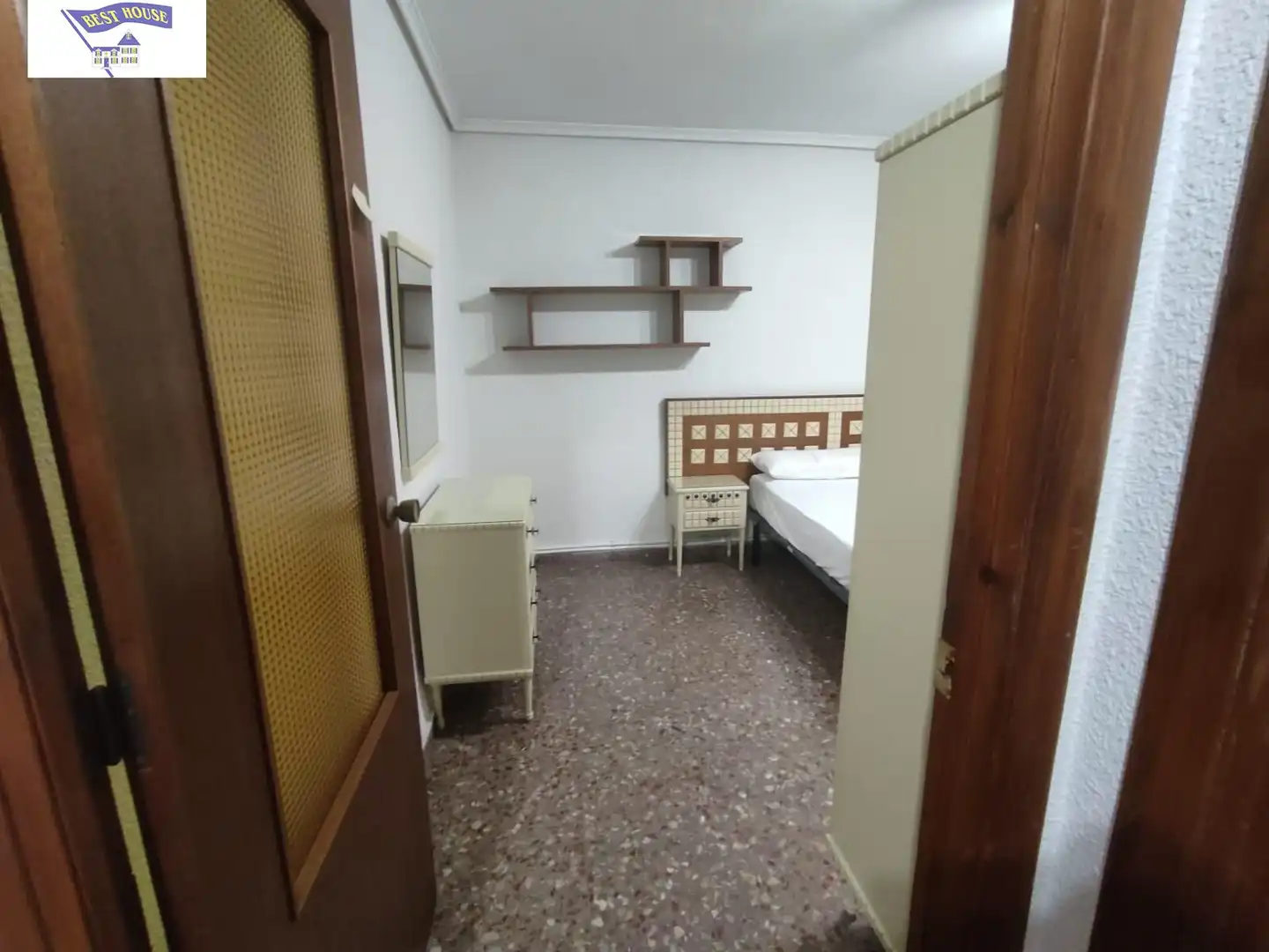 Bedroom of Flat for share in Albacete  with Balcony
