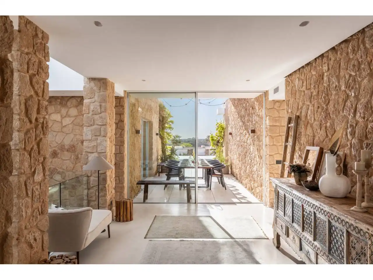 Terrassa de Casa o xalet en venda en Sant Josep de sa Talaia amb Aire condicionat, Calefacció i Jardí privat