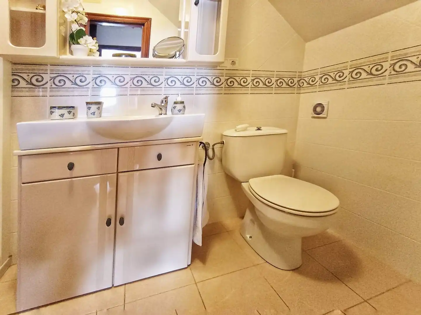 Bany de Casa o xalet en venda en Pontevedra Capital  amb Jardí privat, Terrassa i Traster