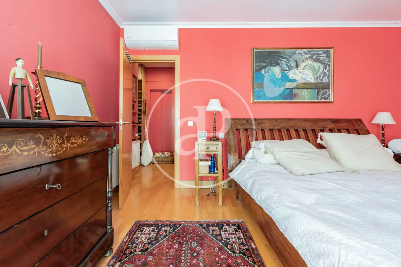 Habitación de Casa adosada en venta en Madrid con Aire acondicionado, Calefacción y Jardín privado